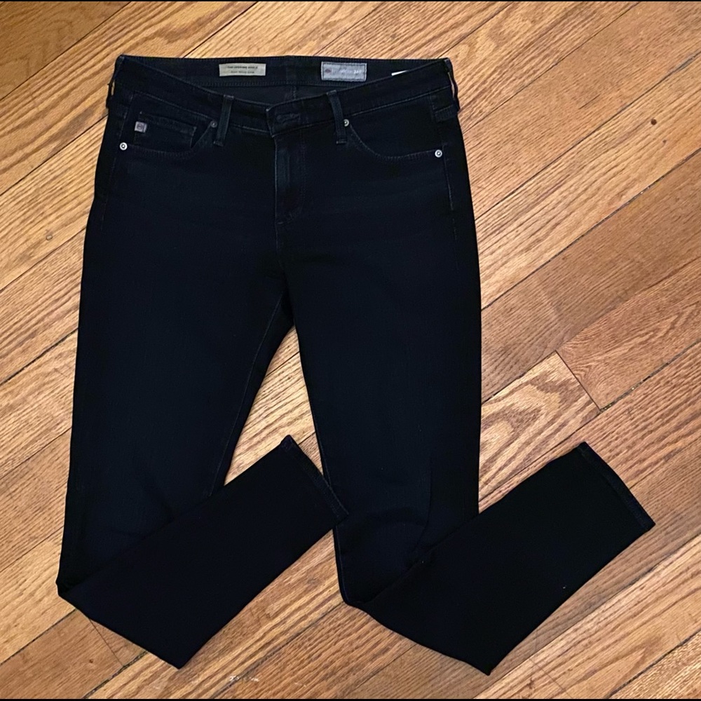 AG Adriano Goldschmied Black Super Skinny Jeans Size 26R